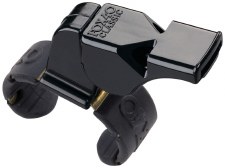 Fox 40 Classic Official Fingergrip Whistle (Black)